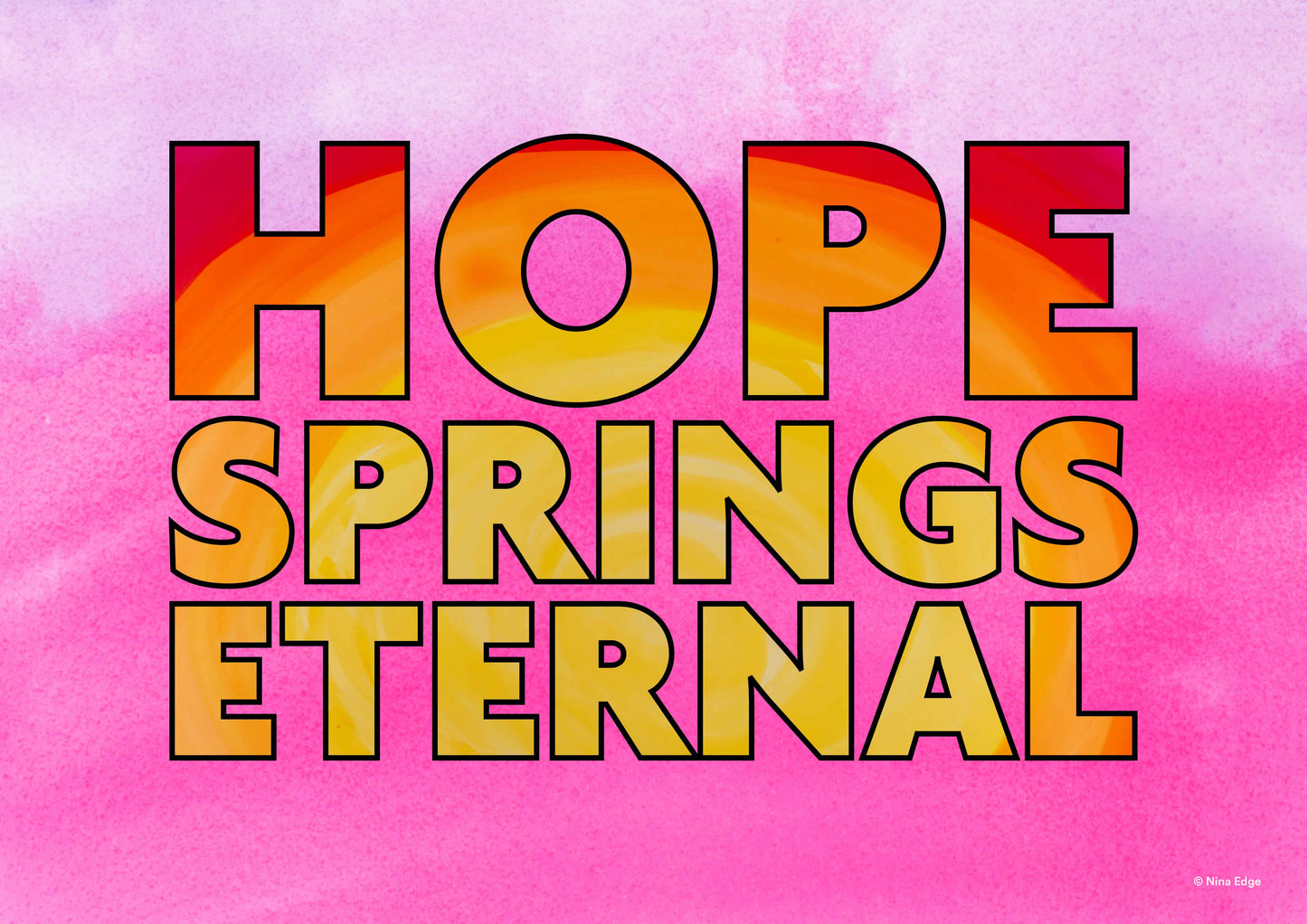 Fire oval on bubblegum