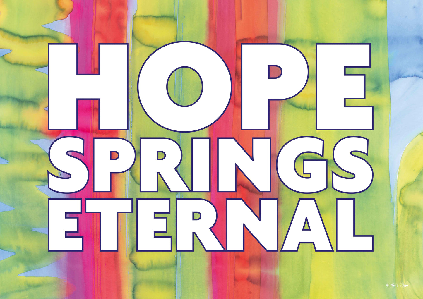 White solid on pink striped blue & Green