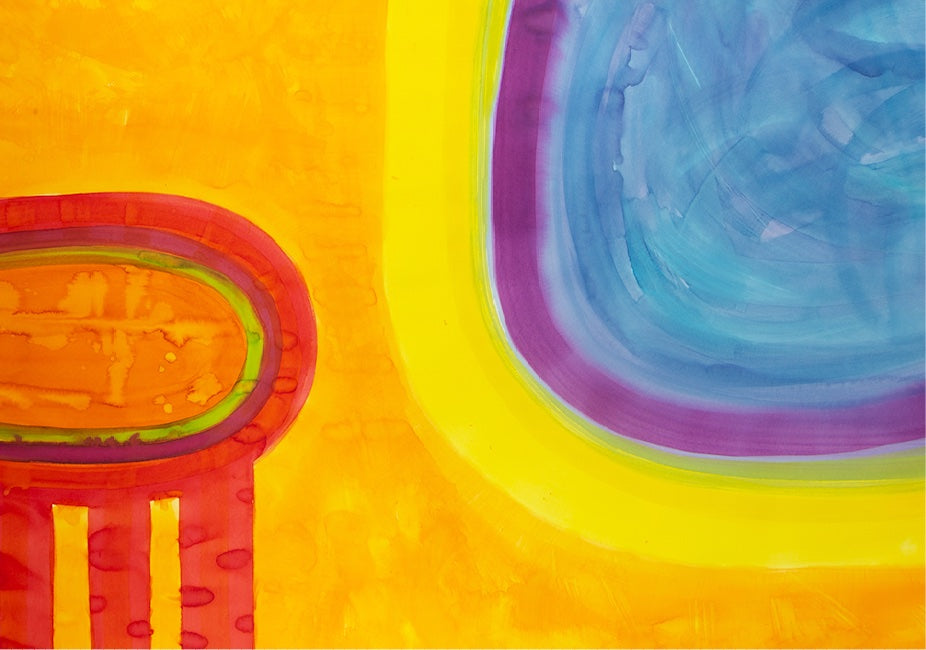 Pool After Sun (original  purchased by Clatterbridge Cancer Centre - Liverpool, prints available)